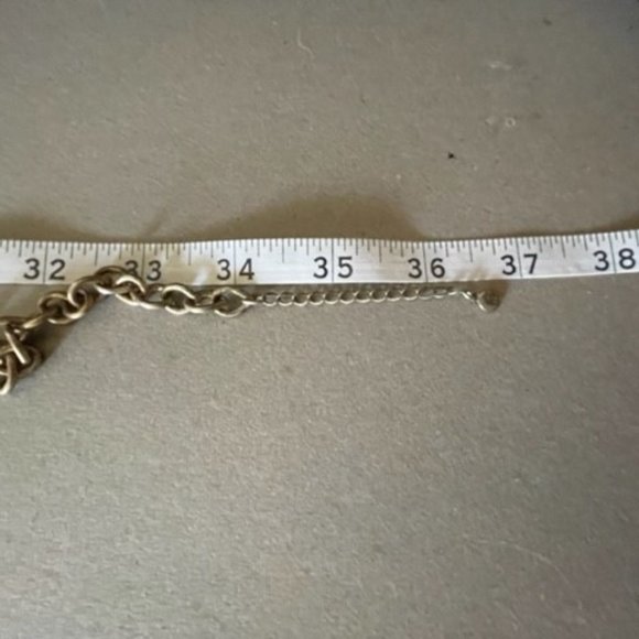 Liz Claiborn Multi Tone Chain and Beads Long 34" length with a 2.5" Extender - Picture 3 of 5